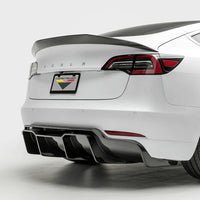 Vorsteiner - Volta Carbon Fiber Aero Rear Diffuser [Track Edition] - Tesla Model 3