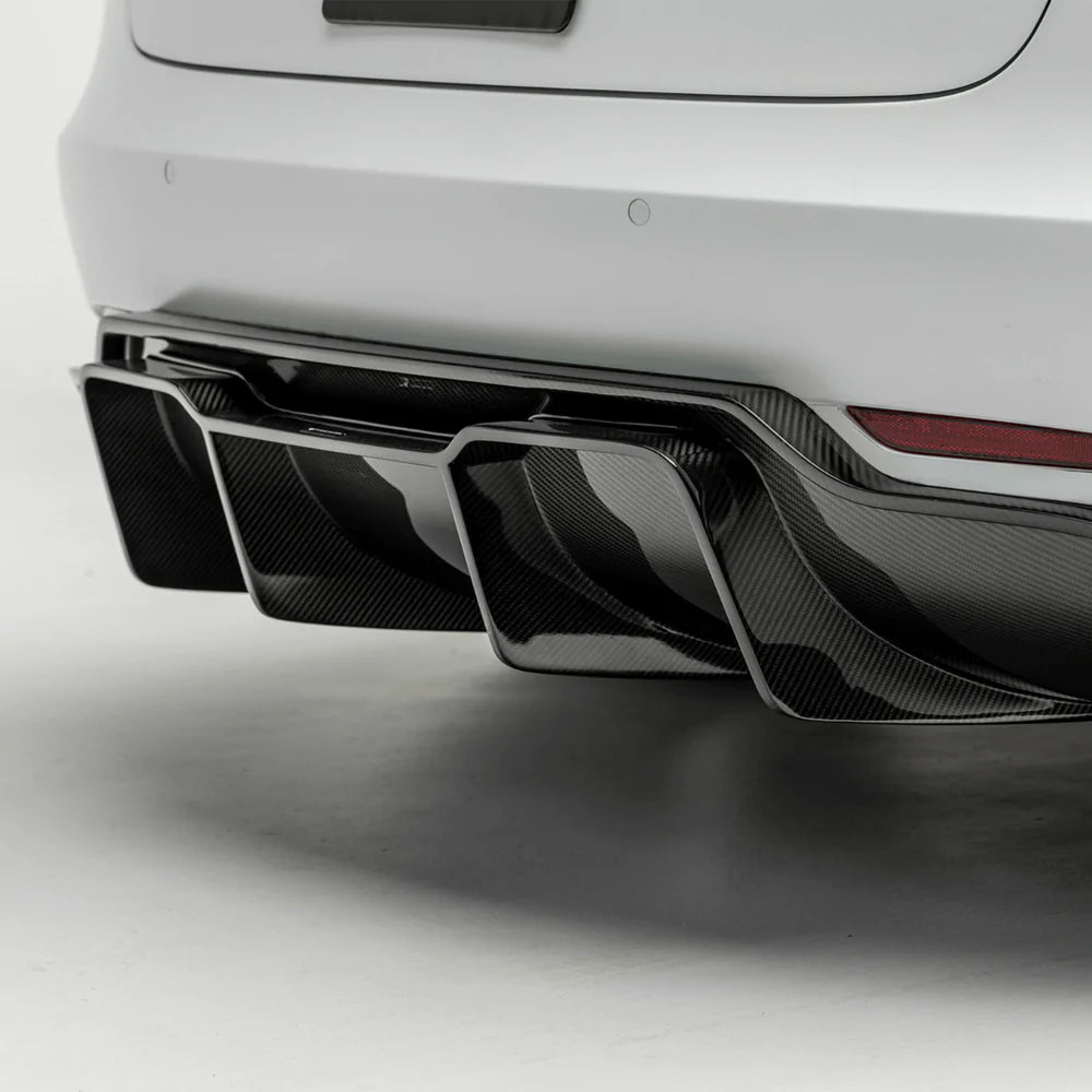 Vorsteiner - Volta Carbon Fiber Aero Rear Diffuser [Track Edition] - Tesla Model 3