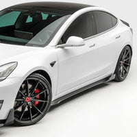 Vorsteiner - Volta Carbon Fiber Aero Side Skirts- Tesla Model 3