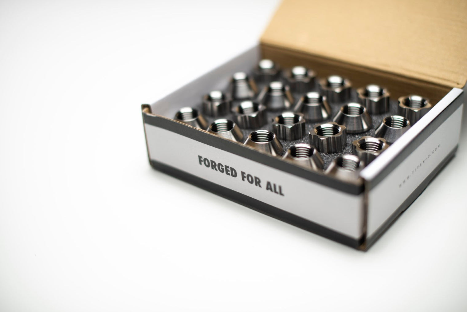 Titan 7 - O.W.L. Forged Titanium Race Nuts - Tesla (M14x1.5mm)