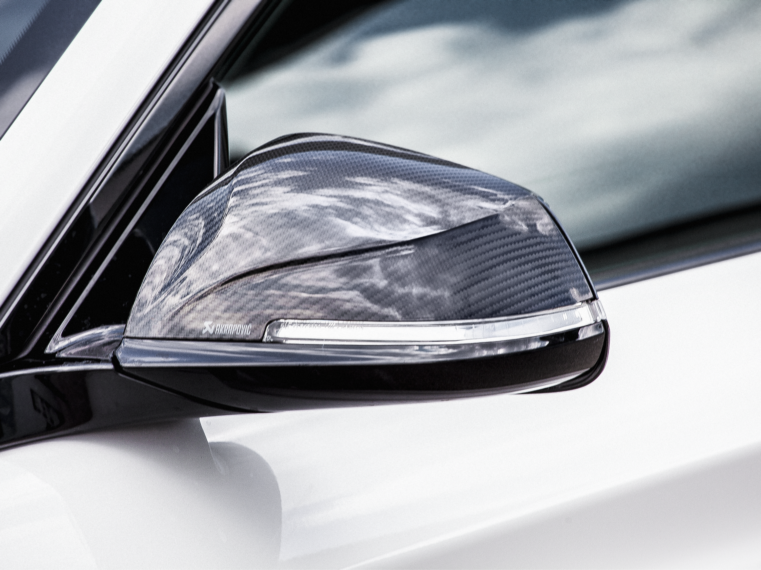 Akrapovic - Carbon Fiber Mirror Cap Set - BMW F87 M2
