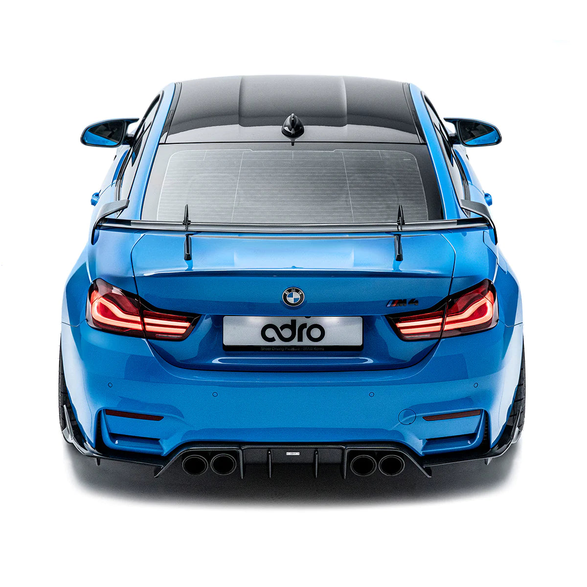 ADRO - Premium Prepreg AT-R1 Carbon Fiber Swan Neck Wing - BMW F82 M4