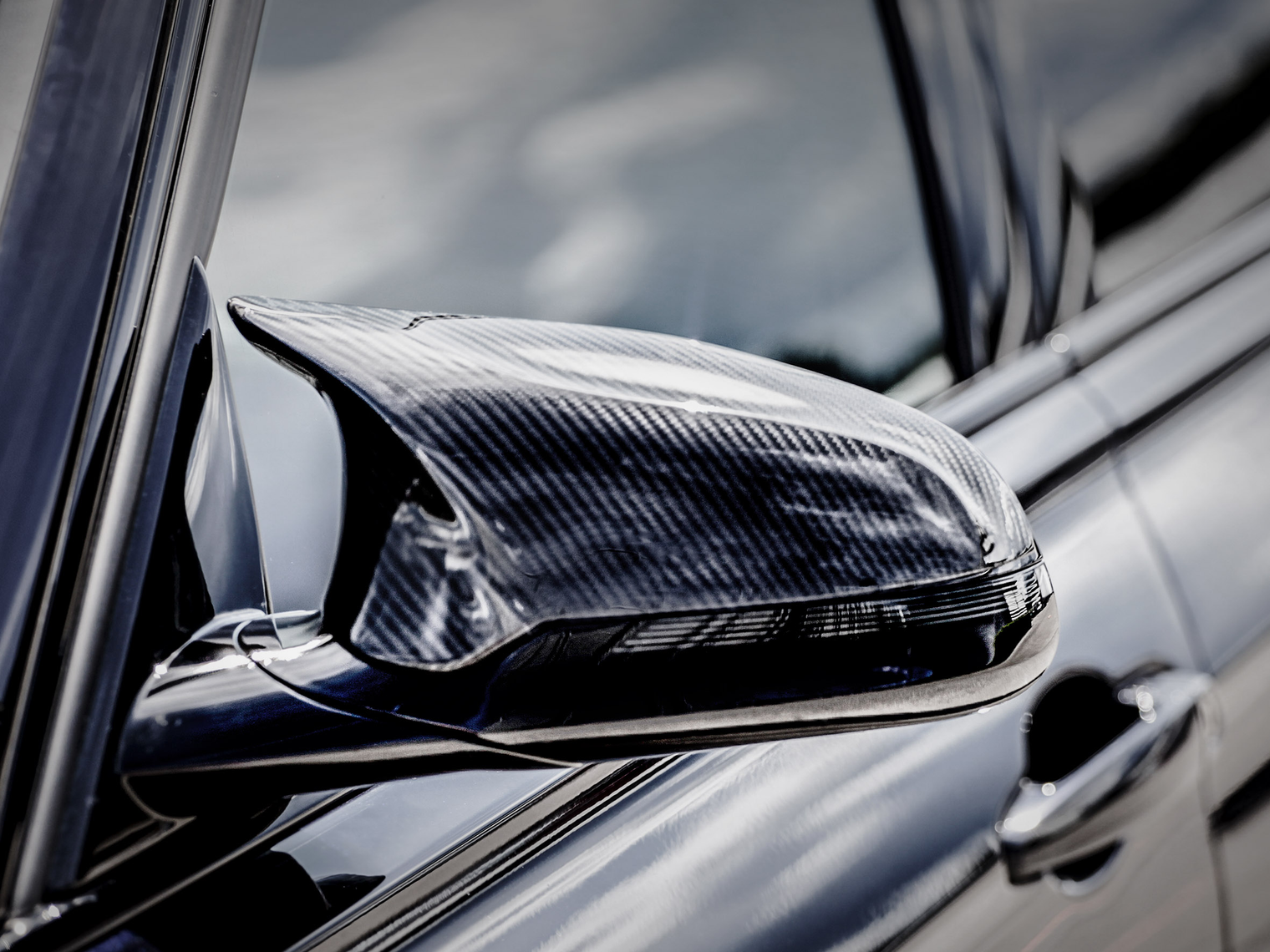 Akrapovic - Carbon Fiber Mirror Cap Set - BMW F8X M3/M4