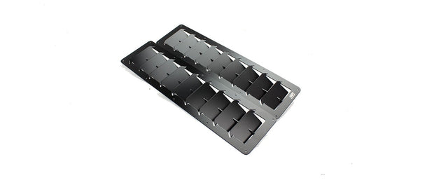 Trackspec - Universal Hood Louvers (4.5 x 17.0 Inch Rectangular)