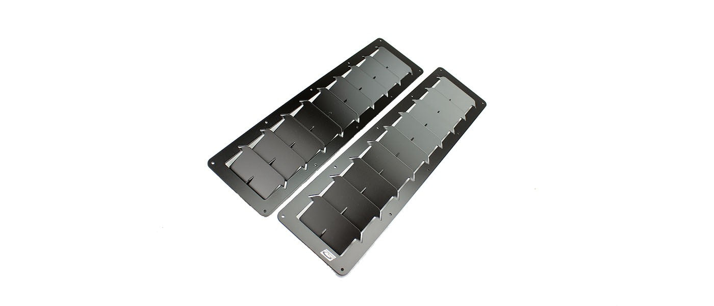 Trackspec - Universal Hood Louvers (4.5 x 17.0 Inch Rectangular)