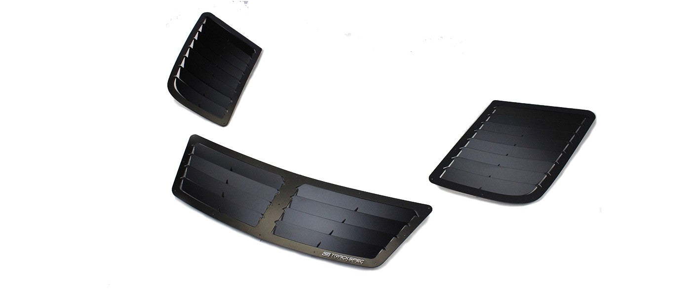Trackspec - Racing Hood Louver Set - BMW E46 M3