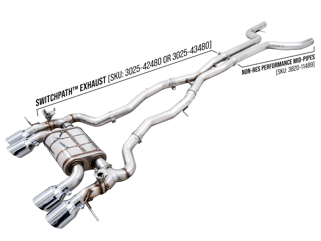 AWE Tuning - SwitchPath Catback Exhaust - BMW G8X M3/M4
