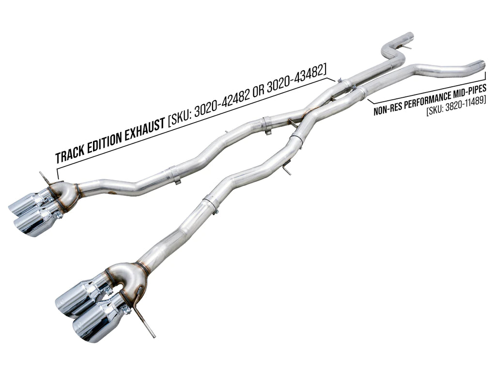AWE Tuning -  Track Edition Catback Exhaust - BMW G8X M3/M4