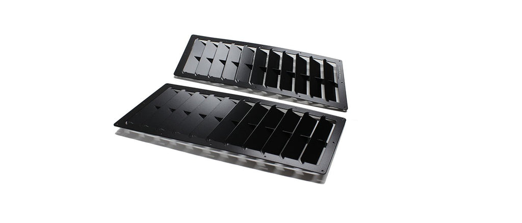 Trackspec - Universal Hood Louvers (7.5 x 18.0 Inch Rectangular)